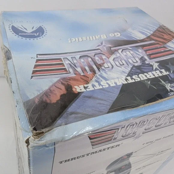 Thrustmaster Top Gun Official vintage 1996 Flight Stick Joystick for PC Unopened